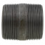 1-1/2" x 2" Schedule 80 Heavy Duty Seamless Black Nipple