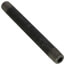 1/8" x 3-1/2" Schedule 80 Heavy Duty Seamless Black Nipple