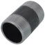 2" x 3-1/2" Schedule 80 Heavy Duty Seamless Black Nipple
