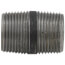 3/4" x 1-1/2" Schedule 80 Heavy Duty Seamless Black Nipple