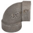 3/8" Extra Heavy Black 90° Elbow