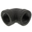 2-1/2" Extra Heavy Black 90° Elbow