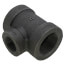 1-1/2" x 1-1/2" x 1" Extra Heavy Black Reducing Tee