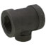 1-1/4" x 1-1/4" x 3/4" Extra Heavy Black Reducing Tee