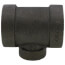 1-1/4" x 1-1/4" x 3/4" Extra Heavy Black Reducing Tee