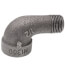 1/2" Extra Heavy Black 90° Street Elbow