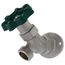 C-135 Angle Sill Faucet, 1/2" FPT, Satin Nickel Plated