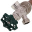 C-144 Series 4", 1/2" MPT x 1/2" SWT Inlet Frost-Free Anti-Siphon Wall Faucet