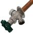 C-144X 4" Anti-Siphon Wall Hydrant, 1/2" PEX Crimp, Diamond