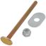 1/4" x 3-1/2" Closet Bolts w/ Oval Washer (box of 100 each)