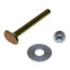 1/4" x 2-1/4" Closet Bolts w/ Round Washer (box of 100 each)