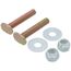 5/16" x 1-3/4" Closet Bolts w/ Round Washer (Pair)