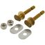 5/16" x 2-1/4" Snap-Off Closet Bolts w/ Oval Washer (Box of 50 Pairs)