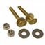 1/4" x 2-1/4" Snap-Off Closet Bolts w/ Round Washer (Box of 50 Pairs)