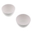 Round White Bolt Cap w/ Washer (box of 50 pairs)