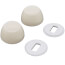 Round Bone Bolt Cap w/ Washer (box of 50 pairs)