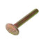 1/4" x 1-3/4" Brass Plated Closet Bolt (Box of 100)