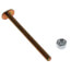 1/4" x 3-1/2" Brass Plated Closet Bolt - Elite Packs (box of  50 pairs)
