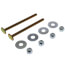 1/4" x 3-1/2" Brass Plated Closet Bolt - Elite Packs (box of  50 pairs)