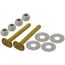 1/4" x 2-1/4" Brass Closet Bolt - Elite Packs (box 50 pairs)