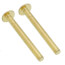5/16" x 3" Brass Plated Tank to Bowl Bolt Set w/ Wing Nut (box of 50 pairs)