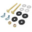 5/16" x 3" Brass Plated Tank to Bowl Bolt Set w/ Wing Nut (box of 50 pairs)