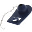 Carded Blue Vinyl Flapper w/ 9" stainless steel chain and hook