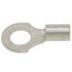 1/4" Bolt Hole Non-Insulated Copper Ring Terminal, 12-10 AWG