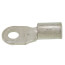 #6 Bolt Hole Non-Insulated Copper Ring Terminal, 12-10 AWG