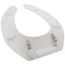 Commercial Quality Elongated Toilet Seat w/ Stainless Steel Hinge Post - White