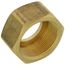 1-1/4" Brass Gauge Glass Nut