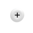 Harmony ZB Round Black Marked + Push Button Cap - White