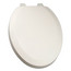 White Elongated Deluxe Molded Wood Toilet Seat
