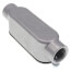 1/2" EMT & Rigid Combo C Aluminum Conduit Body w/ Cover & Gasket