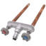 Model C22 10", 1/2" x 3/4" Sweat Hot & Cold Anti-Siphon Wall Faucet w/ Metal Handle (Chrome)