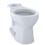Entrada 1.28 gpf Round Toilet Bowl Only, Less Seat, Universal Height, 12" Rough-In (Cotton White)
