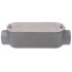 3/4" Threaded C Type Rigid Conduit Body w/ Cover - Aluminum
