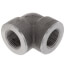 1" 3000# A105N Carbon Steel 90° Elbow NPT