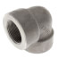 1-1/4" 3000# A105N Carbon Steel 90° Elbow NPT