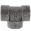 1/2" 3000# A105N Carbon Steel Tee NPT