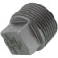 1" 3000# A105N Carbon Steel Solid Square Head Plug (NPT)