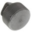 1-1/4" 3000# A105N Carbon Steel Solid Square Head Plug (NPT)