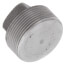1-1/2" 3000# A105N Carbon Steel Solid Square Head Plug (NPT)