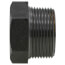 1-1/4" 3000# A105N Carbon Steel Hex Head Plug (NPT)