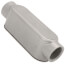 1" Threaded C Type Rigid Conduit Body w/ Cover - Aluminum