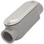 1" Threaded C Type Rigid Conduit Body w/ Cover - Aluminum