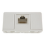 Surface Mount Jack, 8p8c, Screw Terminal (White)