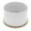 4" PVC Inside Pipe Fit Cleanout with 4-1/2" Nickel Bronze Round Cover