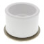 3" PVC Inside Pipe Fit Cleanout with 3-1/2" Nickel Bronze Round Cover