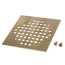 4-1/4" Cast Square Coverall Strainer (Chrome Plated)